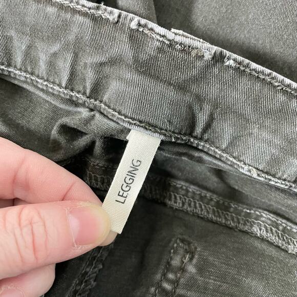 Rag & Bone Jean Women's Hunter Green/Black Legging Jeans - Size 28 - Mid Rise - Picture 4 of 8